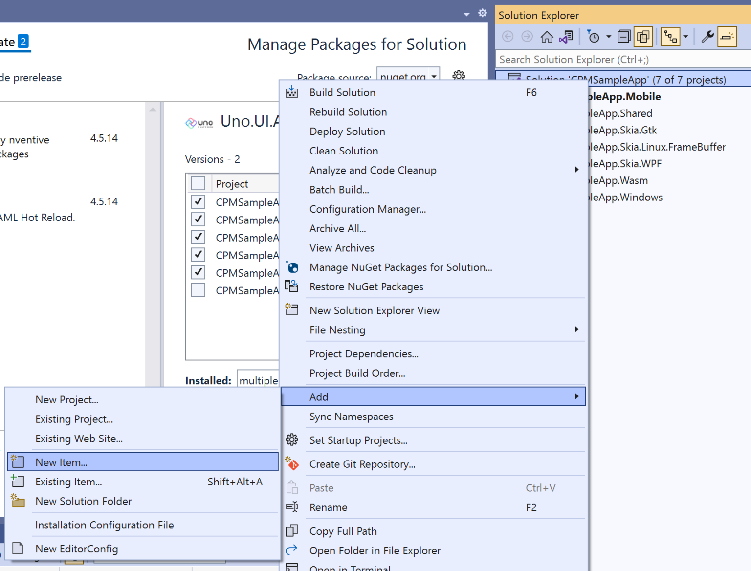 Simplify NuGet Package Versions in your application with Central